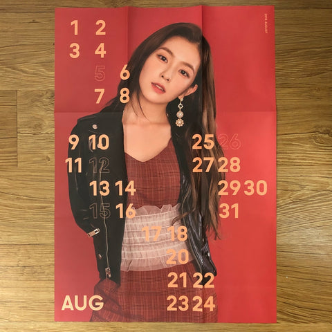RED VELVET IRENE #2 [2018 Season's Greetings] Official Folded Poster / Gift