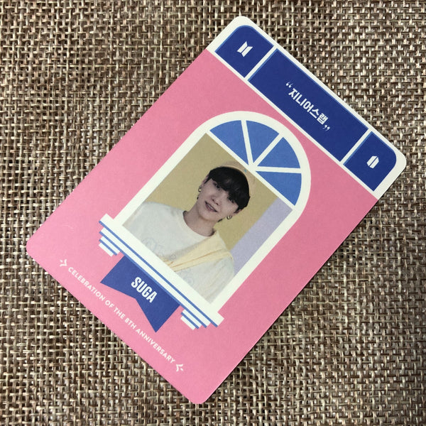 BTS SUGA [FESTA D-Day Calendar 8th Anniversary] Official Photocard Set / Gift