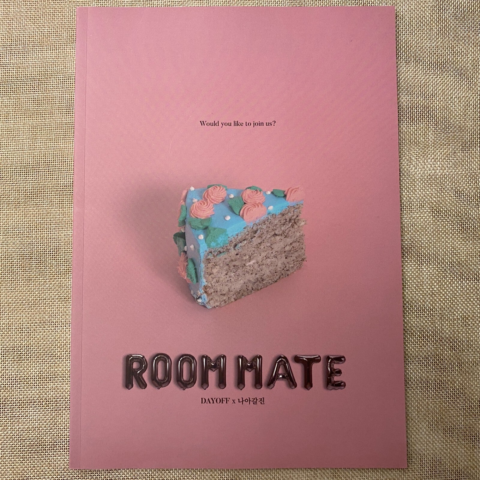 BTS SUGA JIN [ ROOM MATE Photobook DAYOFF x  ] 72 pg, 21x29cm / New / Gift