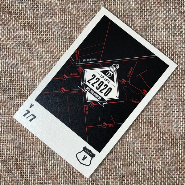 BTS V 7/7 [ ARMY 2nd Muster ZIP CODE 22920 Official Mini Photocard ] New / +GFT