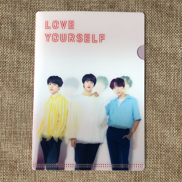 BTS GROUP [ Love Yourself ] Official Lenticular L-Holder Set / New / Gift