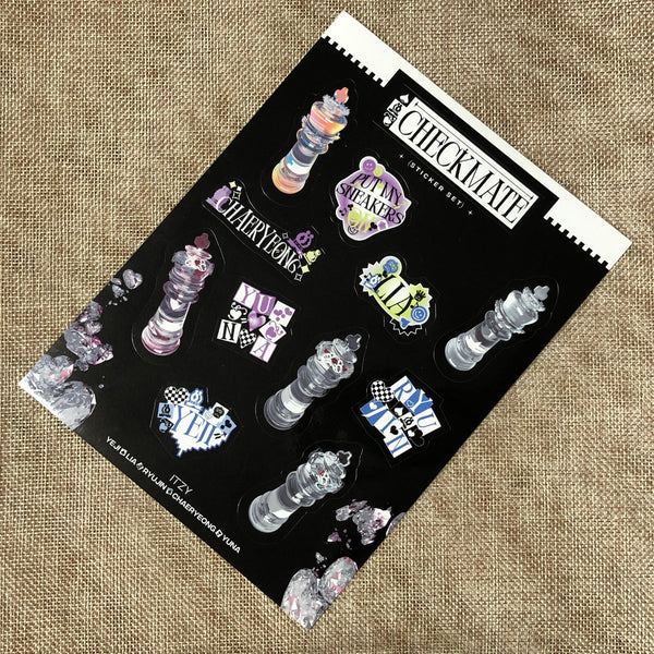 ITZY GROUP [ CHECKMATE ] Official Sticker / New / Gift