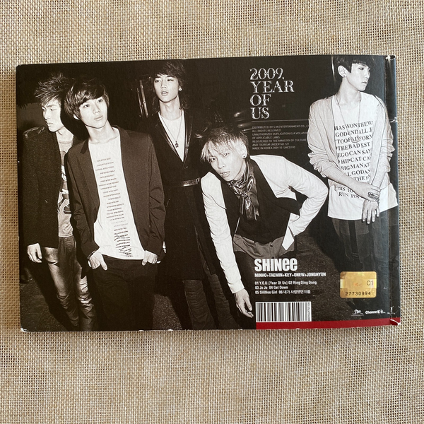 SHINEE [ 2009 YEAR OF US Album Korean Ver. ] Photobook+CD / Great, Rare / Gift