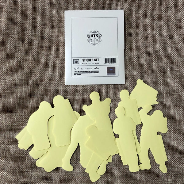 BTS GROUP [ 2nd Muster ZIP CODE 22920 ] Official Sticker Set / New, Rare / Gift