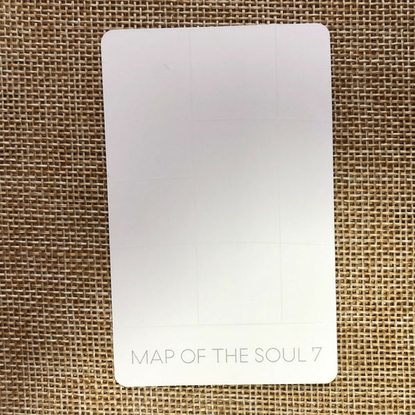 BTS SUGA [ Map Of The Soul 7 ] Official Photocard, Album Ver 2 / New / Gift
