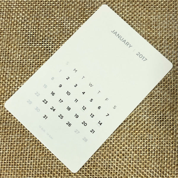 EXO GROUP [2017 Season's Greetings Mini Calendar] Official Photocard / Gift
