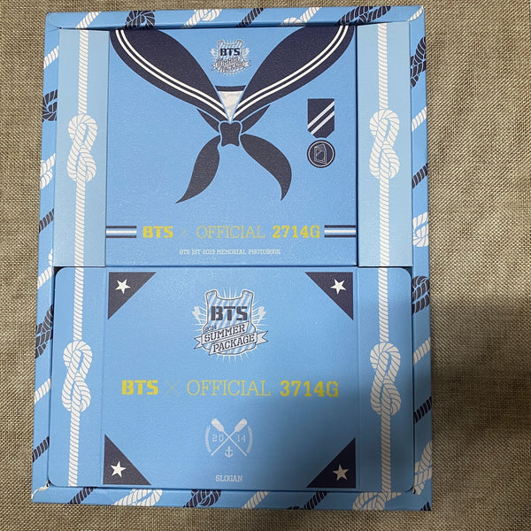 BTS 2014 Summer Package / Official Full Set Towel Photobook Pin Badges / No PC