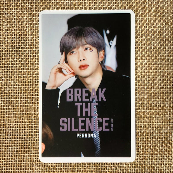 BTS RM #1 [ Break The Silence Movie ] Official Ticket Photocard / New / Gift