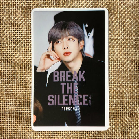 BTS RM #1 [ Break The Silence Movie ] Official Ticket Photocard / New / Gift