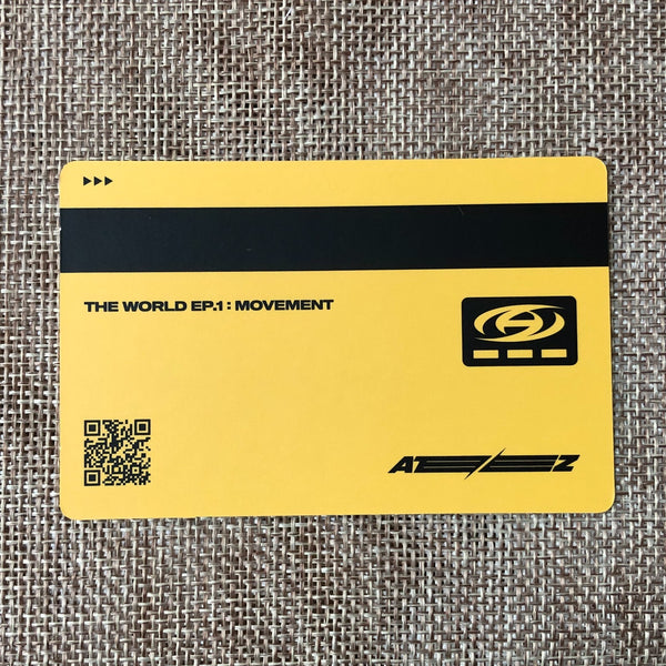 ATEEZ SAN [THE WORLD EP.1 : MOVEMENT] Official ID Photocard, Diary Ver. / Gift