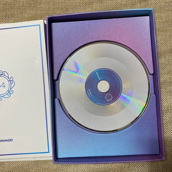 MAMAMOO #4 [White Wind] Hand Signed Promo Album / Autographed / CD+Photobook /+G