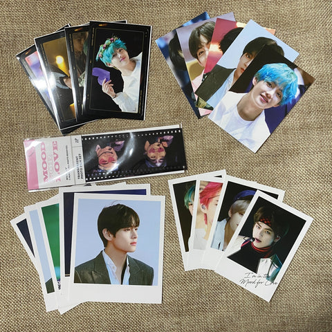 BTS V Taehyung [ Mood For Love Exhibition Photocard Set ] Nuna V / New /+Gift