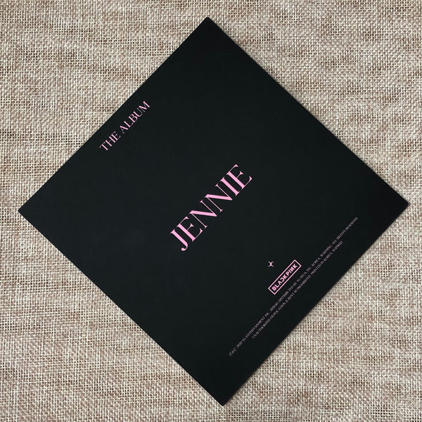 BLACKPINK JENNIE [ THE ALBUM ] Official Postcard, Ver. 1 / New / Gift