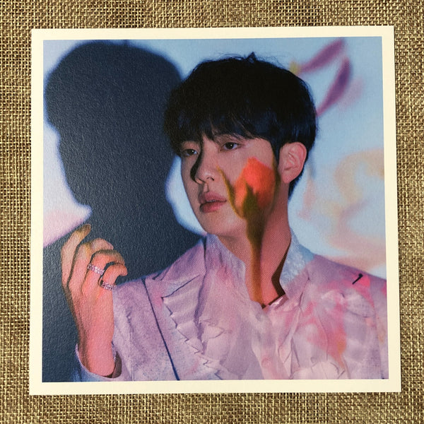 BTS JIN [ MAP OF THE SOUL MOS ON:E Concept Book ] Square Postcard / New / Gift