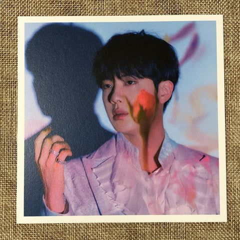 BTS JIN [ MAP OF THE SOUL MOS ON:E Concept Book ] Square Postcard / New / Gift