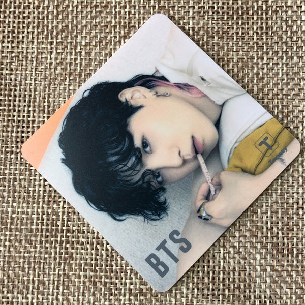 BTS SUGA [ 2021 CU T-Money ] Official Mini transparent Photocard / New / Gift