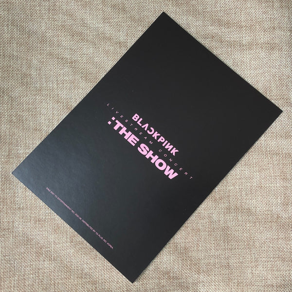 BLACKPINK JENNIE #1 [ THE SHOW DVD ] Official Postcard Poster / New / Gift
