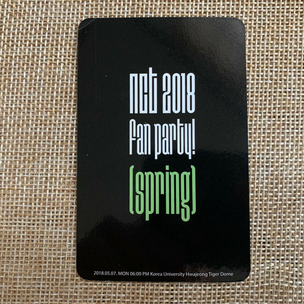NCT 2018 GROUP [ FAN PARTY SPRING ] Official Limited Photocard / New / Gift