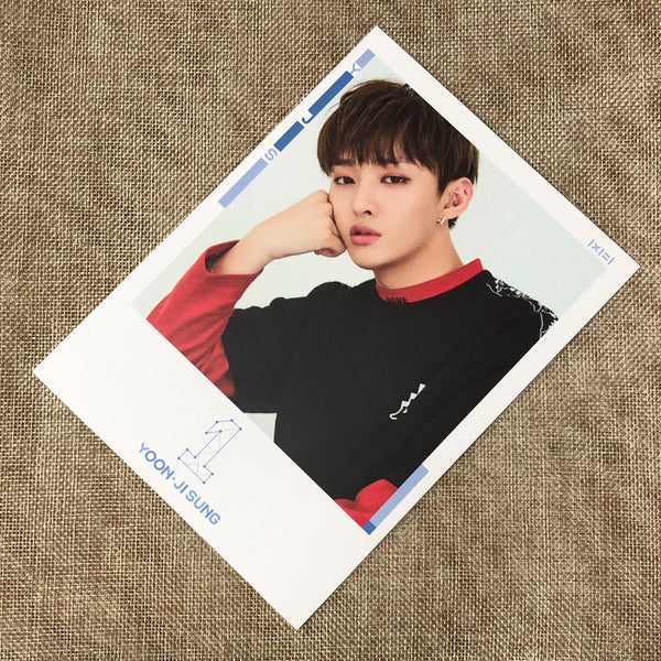 WANNA ONE YOON JISUNG [ TO BE ONE ] Official Postcard, Sky ver / New / Gift
