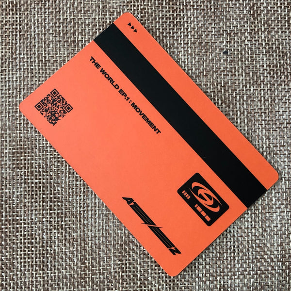 ATEEZ HONGJOONG [THE WORLD EP.1 : MOVEMENT] Official ID Card Photocard, Z / Gift
