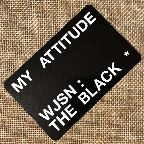 WJSN EXY [My Attitude : The Black] Official Photocard, 1st Cosmic Girls / Gift