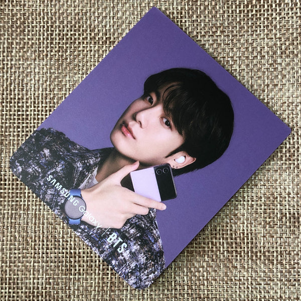 BTS JUNGKOOK [Samsung Galaxy Z Flip 4] Official Photocard, Limited / New / Gift