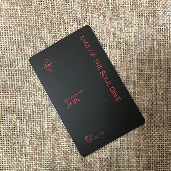 BTS JIMIN [ Map of the Soul ON:E DVD ] Official Photocard / New, Rare / Gift