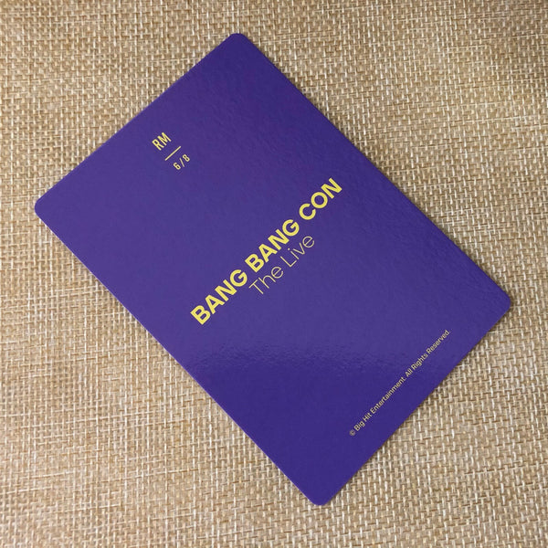 BTS RM 6/8 [ BANG BANG CON The Live ] Official Mini Photocard / New / Gift