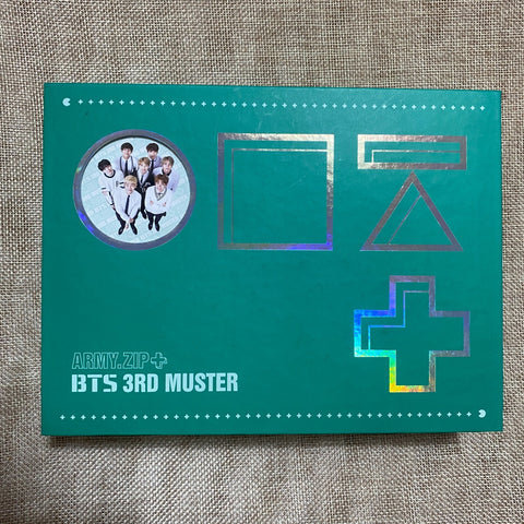 BTS 3rd Muster ARMY.ZIP DVD / 3 Disc Photobook, Story, Sticker, 2nd DVD Defectiv