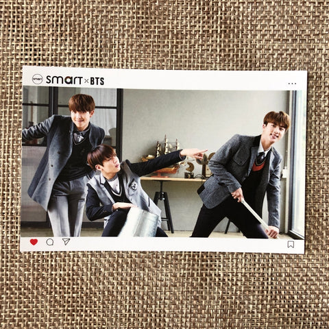 BTS RM JUNGKOOK JIN [BTS X Smart Uniform] Official Photocard / New, Rare / Gift