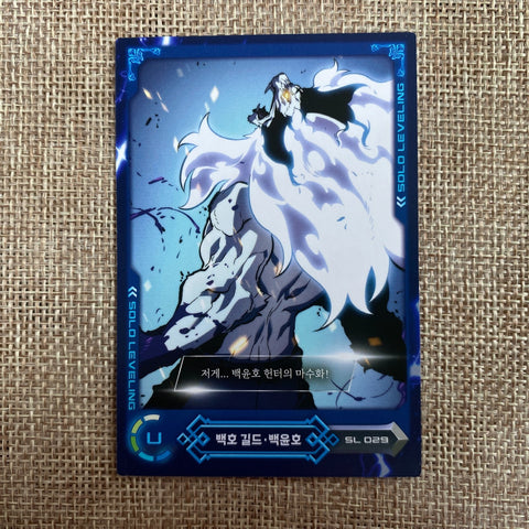 Solo Leveling SL 029 U Card | Korean Webtoon | Official D&C Media | New, +Gift