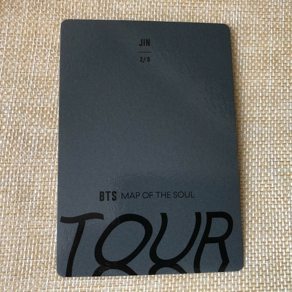 BTS JIN 2/8 [ Map Of The Soul Tour ] Official Mini Photocard / New / Gift
