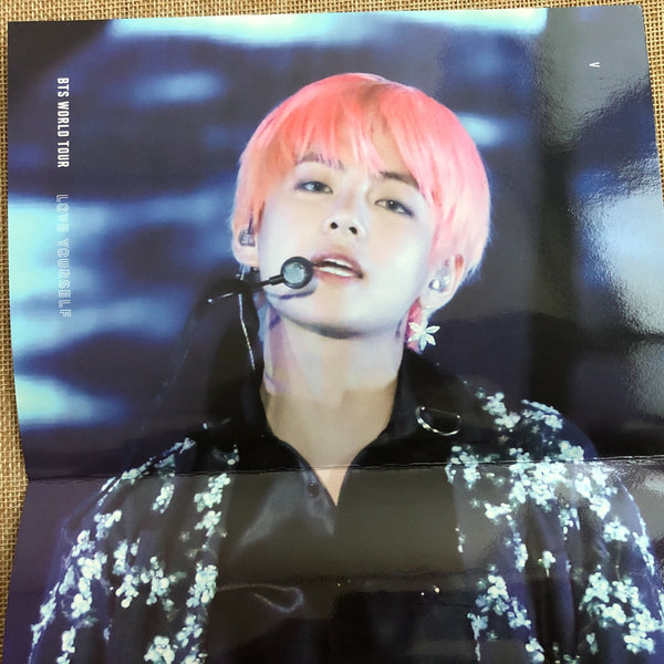 BTS V [ Love Yourself World Tour Seoul DVD ] Official Poster / New / Gift
