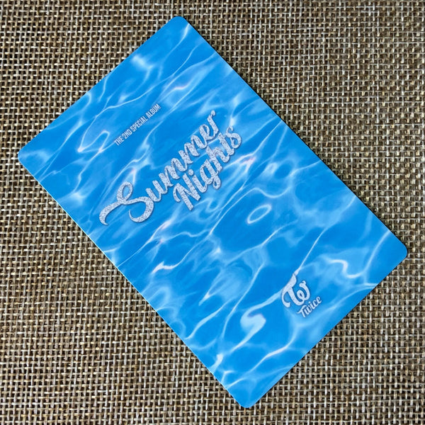 TWICE TZUYU #2 [Summer Nights Pre-Order] Official Photocard, 5th Mini / Gift