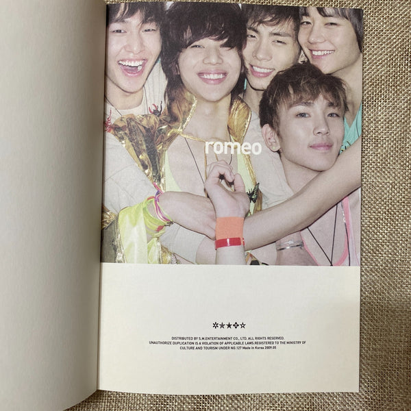 SHINEE ONEW, MINHO [ROMEO] Hand Signed Album / Autographed / Photobook+CD / Mint