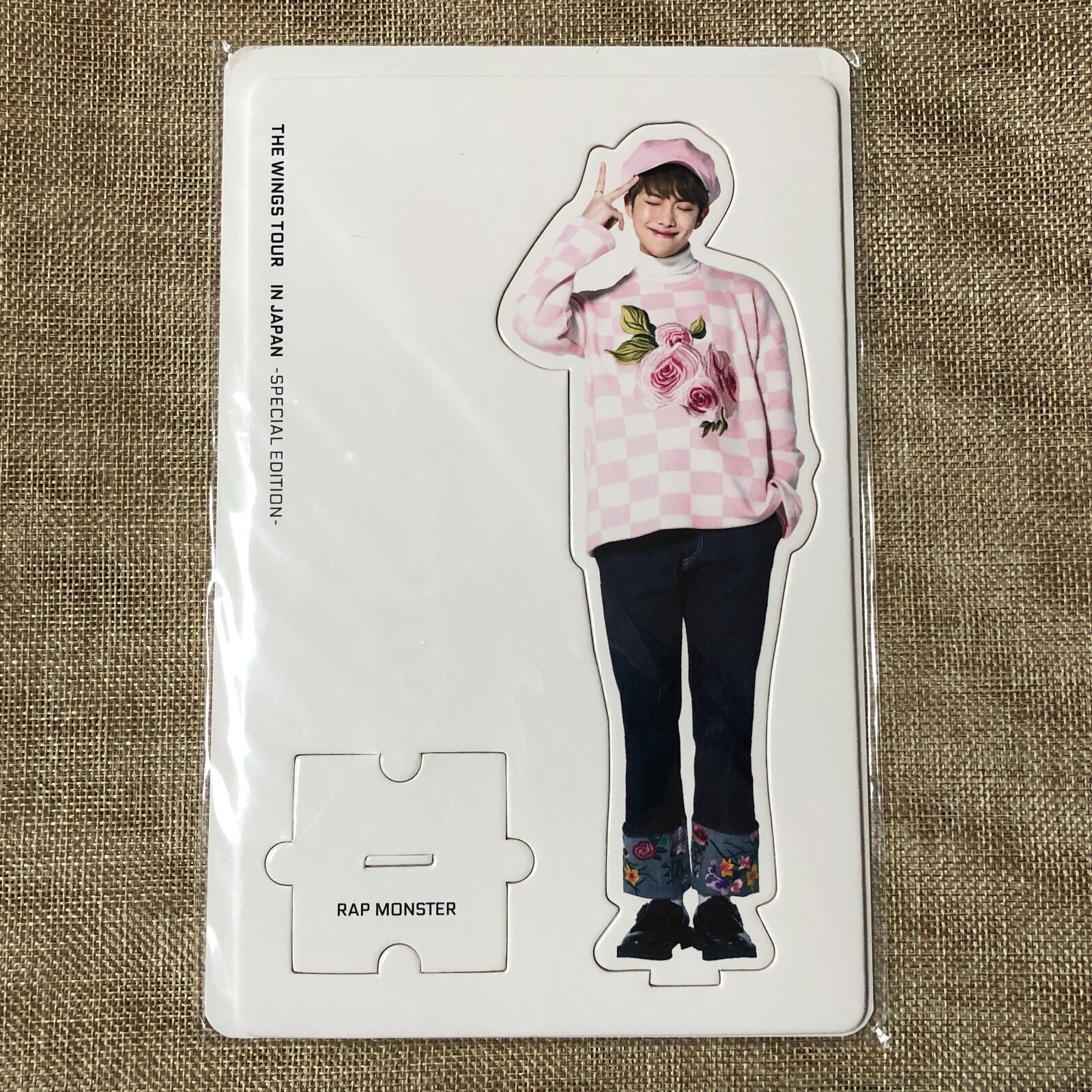 BTS RM [ The Wings Tour in Japan Special ] Official MD Paper Stand / New / Gift