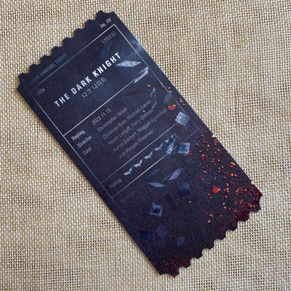 JOKER DARK KNIGHT Movie / Official Photo Ticket Photocard Set / New, Rare / Gift