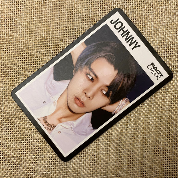NCT 127 JOHNNY [ Fact Check ] Official Trading Photocard / New, Rare / Gift