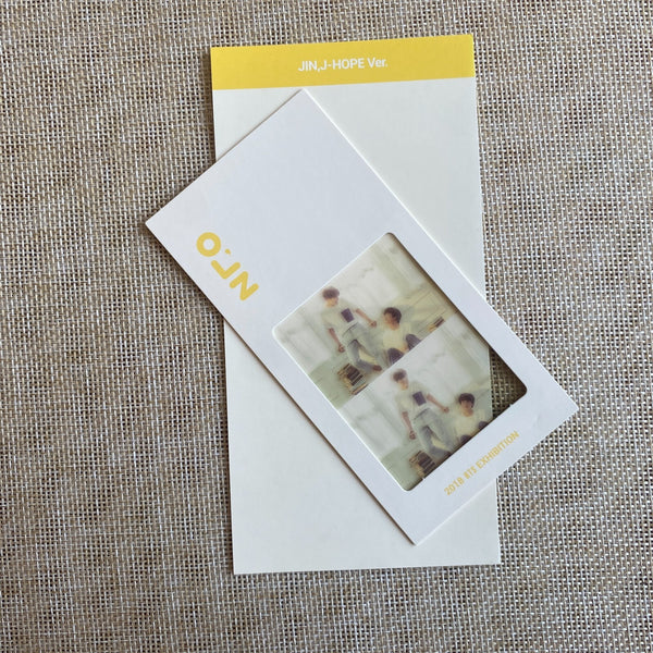 BTS JIN J-HOPE [Oh always] Official Bookmark, 2018 Exhibition / New, Rare / Gift