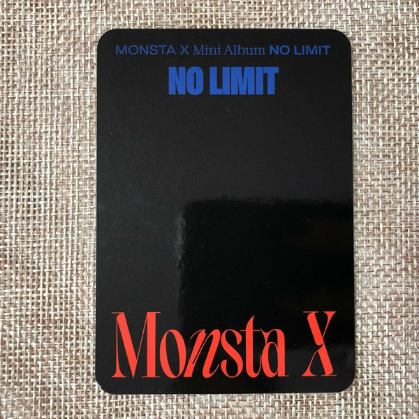 MONSTA X MINHYUK JOOHEON [No Limit] Official Photocard, Mini Album / New / Gift