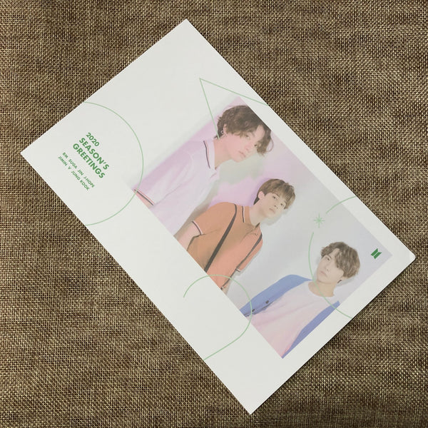 BTS GROUP #2 [2020 Season's Greetings] Official Limited Mini Poster / New / Gift