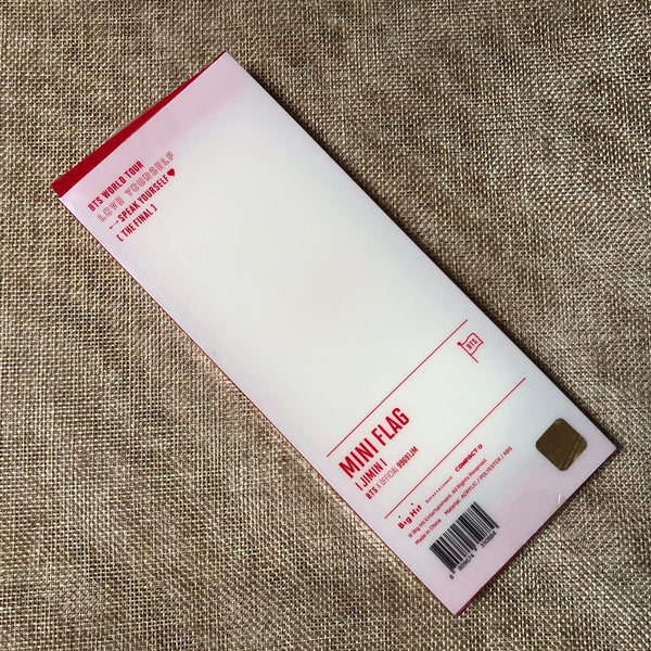 BTS JIMIN [ Speak Yourself World Tour Concert ] Official Mini Flag / Gift