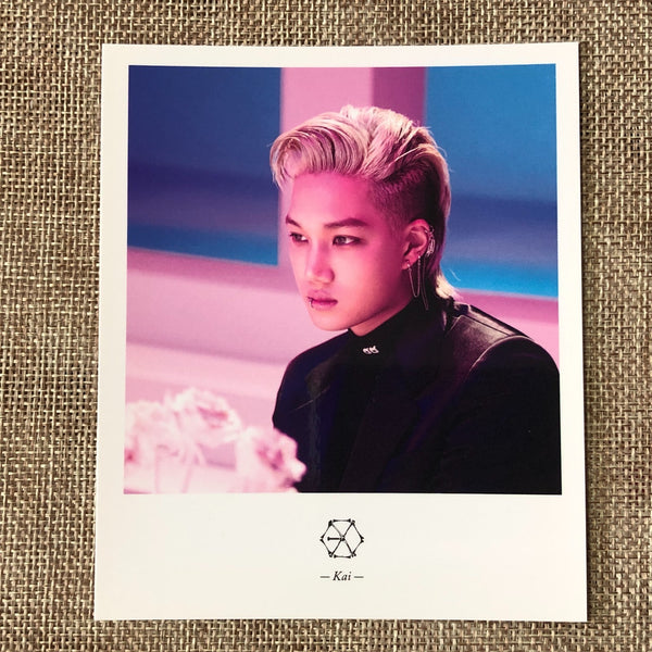 EXO KAI [ EX'ACT ] Official Polaroid Photocard Set of 2, Postcard / New / Gift