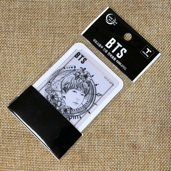 BTS JIN [2019 CU T-Money] Transparent Illustration Official Photocard / Gift