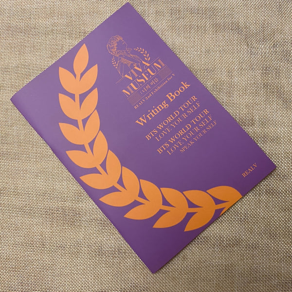 BTS V [ VIVA MUSEUM Exhibition ] Writing Book, RealV / New, Rare / Gift