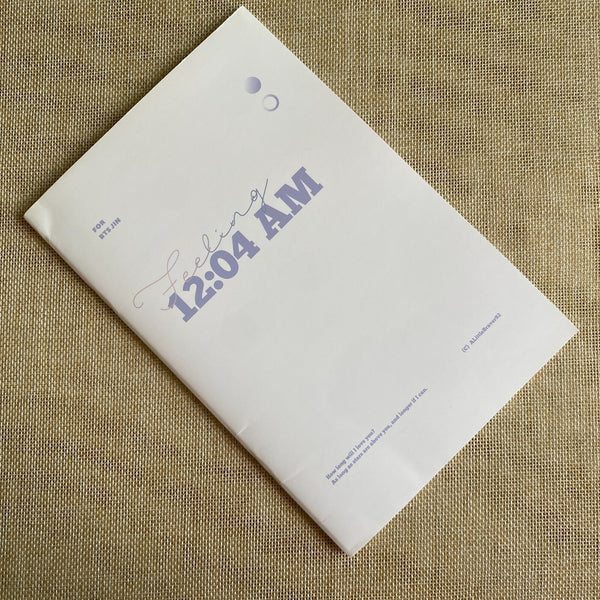 BTS JIN [ 12:04 AM Exhibition Photobook ] ALittleBraver 30 pg / New, Rare / Gift