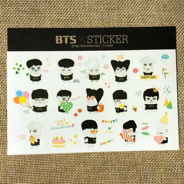 BTS GROUP [ SKOOL LUV AFFAIR ] Official Sticker Set / New, Rare / Gift