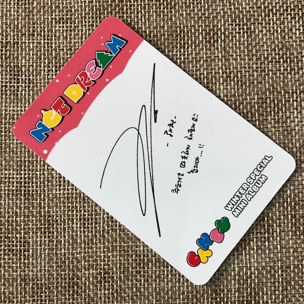 NCT DREAM HAECHAN [Winter Special Candy] Official Photocard, Special Ver / Gift