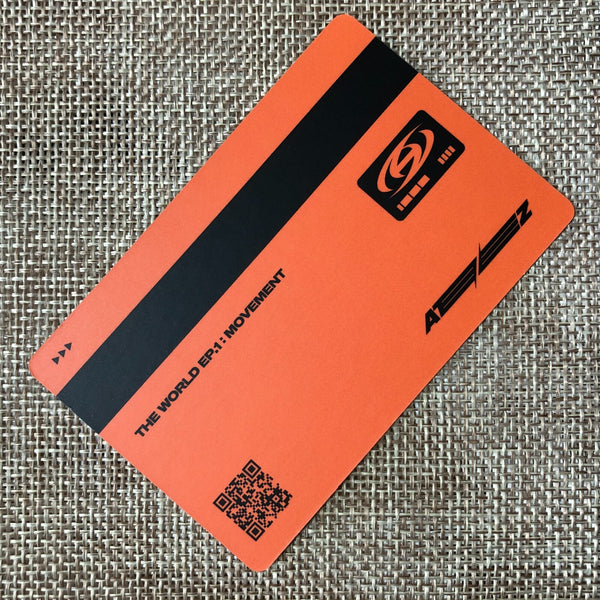ATEEZ JONGHO [THE WORLD EP.1 : MOVEMENT] Official ID Card Photocard, Z Ver. /+G