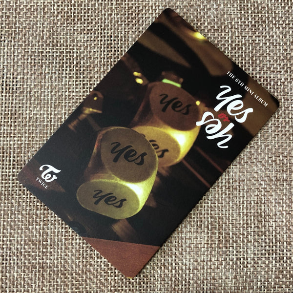 TWICE TZUYU [ YES or YES Pre-Order ] Official Photocard, A Ver / New / Gift
